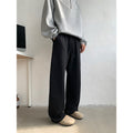Men's Heavyweight Straight Leg Carpenter Pants Casual Loose Drawstring Trousers