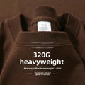 Men's Heavyweight 320g Pure Cotton Loose Fit Short Sleeve T-Shirt